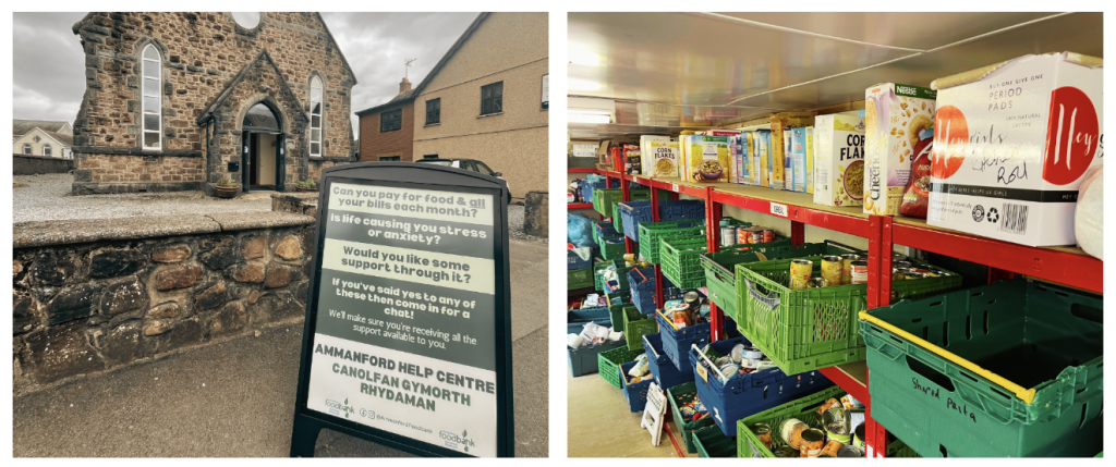 Help centre for people in need to get one-on-one support, plus access to our foodbank