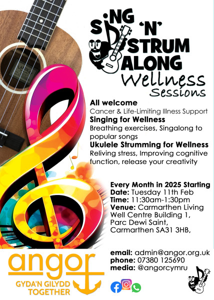 Sing 'n' Strum Along Wellness Sessions.