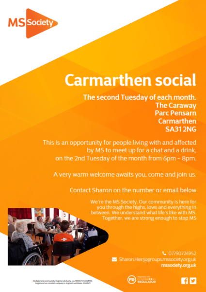 Monthly MS cuppa and Chat