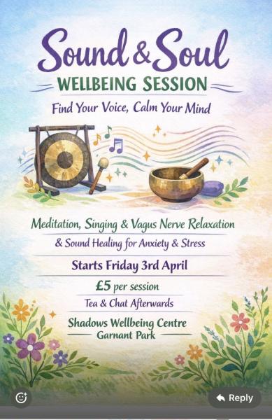 Sound and soul wellbeing session with Charly